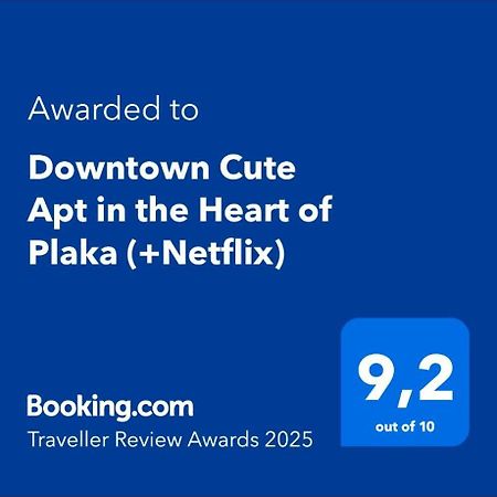 Downtown Cute Apt In The Heart Of Plaka Atenas Exterior foto